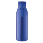 Edelstahlflasche 650ml Blau, Seitenansicht