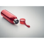 Edelstahlflasche 650ml Rot, Detailaufnahme des Materials