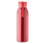 Edelstahlflasche 650ml Rot, Seitenansicht