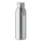 Edelstahlflasche 650ml Silber als Werbeartikel mit Logodruck