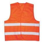 Sicherheitsweste Orange als Werbeartikel mit Logodruck