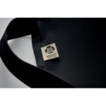 Küchenschürze Organic Cotton Schwarz, geöffnet dargestellt
