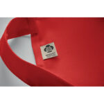 Küchenschürze Organic Cotton Rot, geöffnet dargestellt