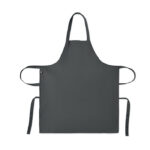 Küchenschürze Organic Cotton Grau, Rückansicht