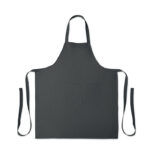 Küchenschürze Organic Cotton Grau, Seitenansicht