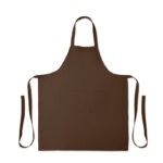 Küchenschürze Organic Cotton Braun, Seitenansicht