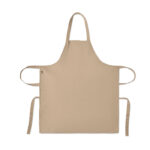 Küchenschürze Organic Cotton Braun, Rückansicht