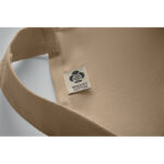 Küchenschürze Organic Cotton Braun, geöffnet dargestellt
