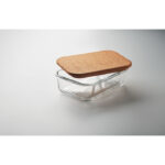 Lunchbox Glas mit Kork, Detailaufnahme des Materials