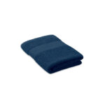 Handtuch Organic Cotton Blau als Werbeartikel mit Logodruck