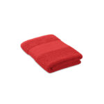Handtuch Organic Cotton Rot als Werbeartikel mit Logodruck