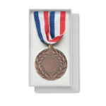 Medaille aus Eisen mit Band als Werbeartikel mit Gravur