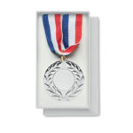 Medaille 5cm Silber als Werbeartikel mit Logodruck
