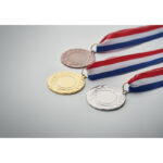Medaille 5cm Gold, Detailaufnahme des Materials