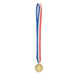 Medaille 5cm Gold, Seitenansicht