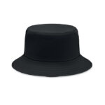 Bucket hat polyester 260g/m² Schwarz als Werbeartikel mit Logodruck