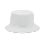 Bucket hat polyester 260g/m² Weiß als Werbeartikel mit Logodruck