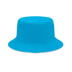 Bucket hat polyester 260g/m² Blau als Werbeartikel mit Logodruck
