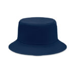 Bucket hat polyester 260g/m² Blau als Werbeartikel mit Logodruck