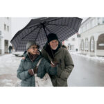 23″ faltbarer Regenschirm – Rückansicht