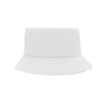 BUCKET HAT PAPIERSTROH Weiß von oben