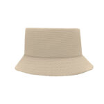 BUCKET HAT PAPIERSTROH Braun von oben