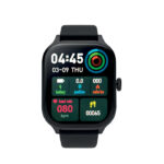4.0 Fitness Smart Watch Schwarz, geöffnet dargestellt