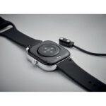 4.0 Fitness Smart Watch Silber, Detailaufnahme des Materials