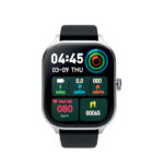 4.0 Fitness Smart Watch Silber, geöffnet dargestellt