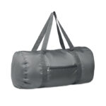 Sport- und Reisetasche RPET Grau als Werbeartikel mit Logodruck