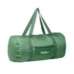 Sport- und Reisetasche RPET Gruen mit markiertem Druckbereich für Ihr Logo