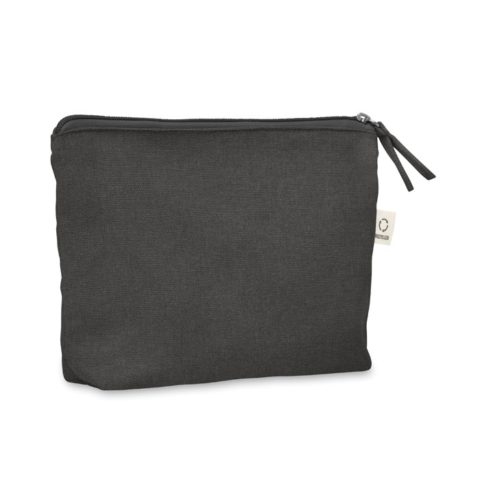Kosmetiktasche 320 g/m² Schwarz Kosmetiktasche 320 g/m² Schwarz als Werbeartikel mit Logodruck
