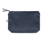 Kosmetiktasche 320 g/m² Blau, Seitenansicht