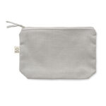 Kosmetiktasche 320 g/m² Grau, Seitenansicht