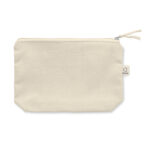 Kosmetiktasche 320 g/m² Braun, Rückansicht