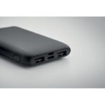 Power bank 5000 mAh Schwarz, Detailaufnahme des Materials