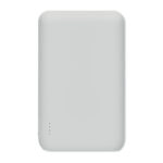 Power bank 5000 mAh Weiß, Rückansicht