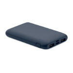 Power bank 5000 mAh Blau als Werbeartikel mit Logodruck