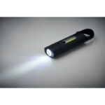 COB-Taschenlampe, Detailaufnahme des Materials