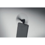 Smartphone-Ventilator Schwarz, Detailaufnahme des Materials