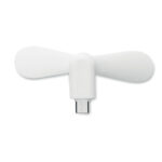 Smartphone-Ventilator Weiß, Seitenansicht