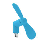 Smartphone-Ventilator Blau als Werbeartikel mit Logodruck