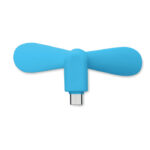 Smartphone-Ventilator Blau von oben