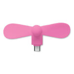 Smartphone-Ventilator Rosa, Seitenansicht