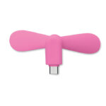 Smartphone-Ventilator Rosa von oben