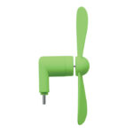 Smartphone-Ventilator Gruen, Rückansicht