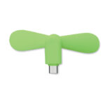 Smartphone-Ventilator Gruen von oben