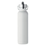 Doppelwandige Flasche 660 ml Weiß von oben