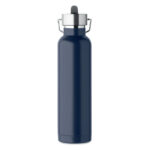 Doppelwandige Flasche 660 ml Blau von oben