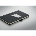 A5 notebook PU front pocket – Vorderansicht